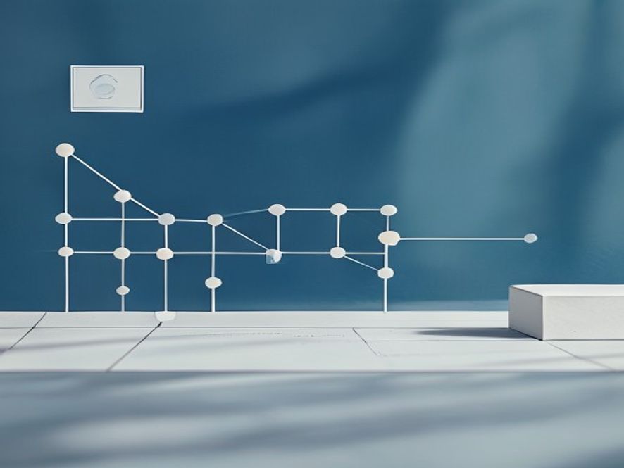Visual diagram of habit formation with connected elements